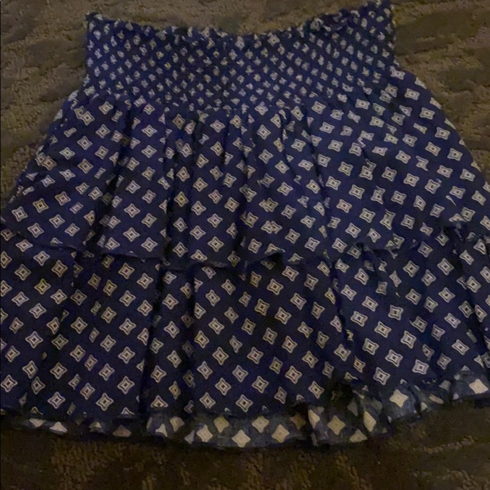 Navy Mini Skirt